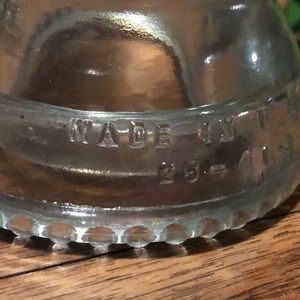 VINTAGE HEMINGRAY CLEAR GLASS INSULATOR